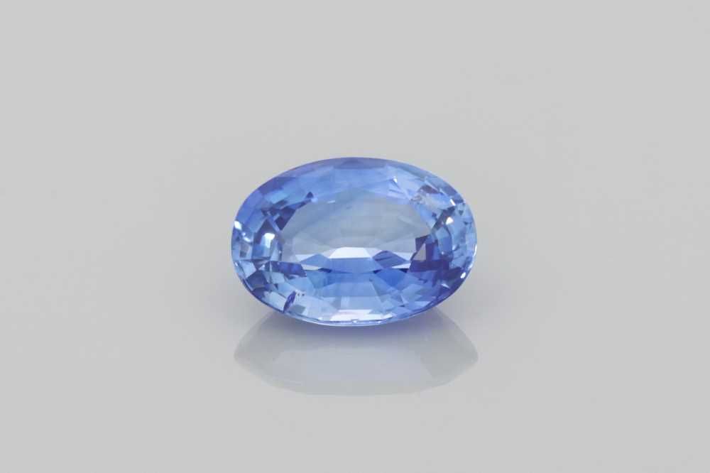 SAPPHIRE FACETED 1.17ct BLUE Light BLUE SI SRILANKA HEATED