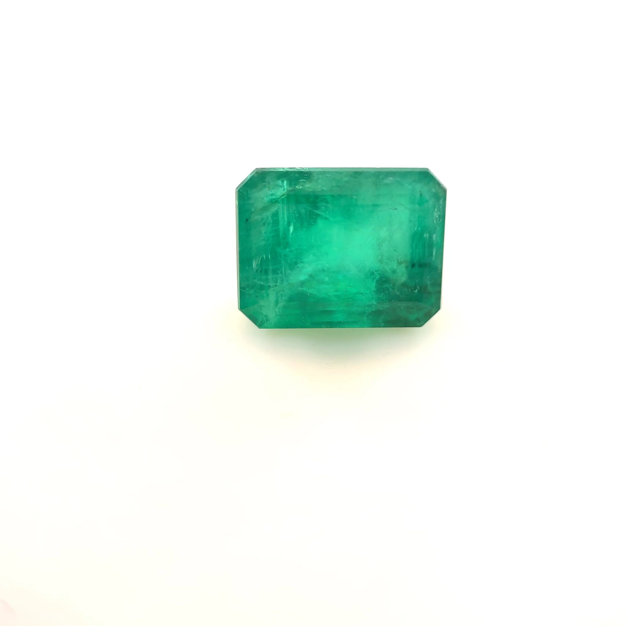 Szmaragd 2,80 ct, zielony, szlif szmaragdowy