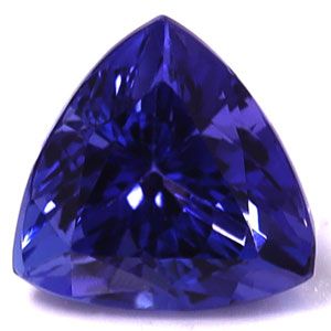 Tanzanit 2,39 ct, niebieski, szlif trilliant
