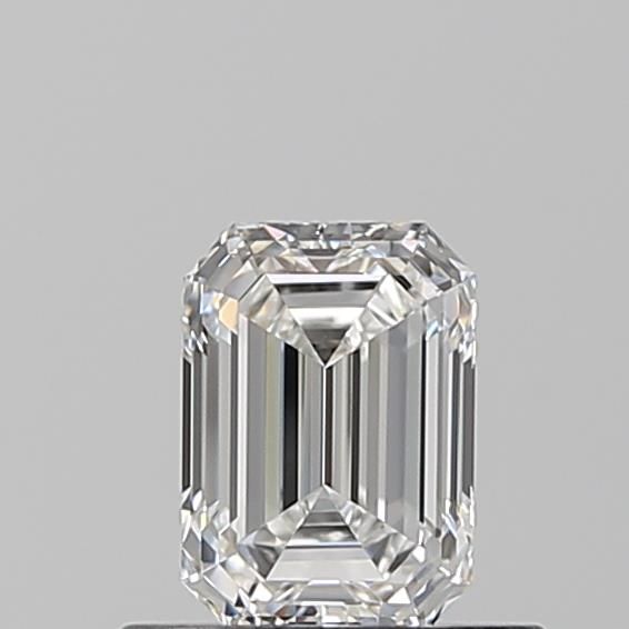 Diamant Émeraude 0.53 ct - Couleur G - Pureté VVS2