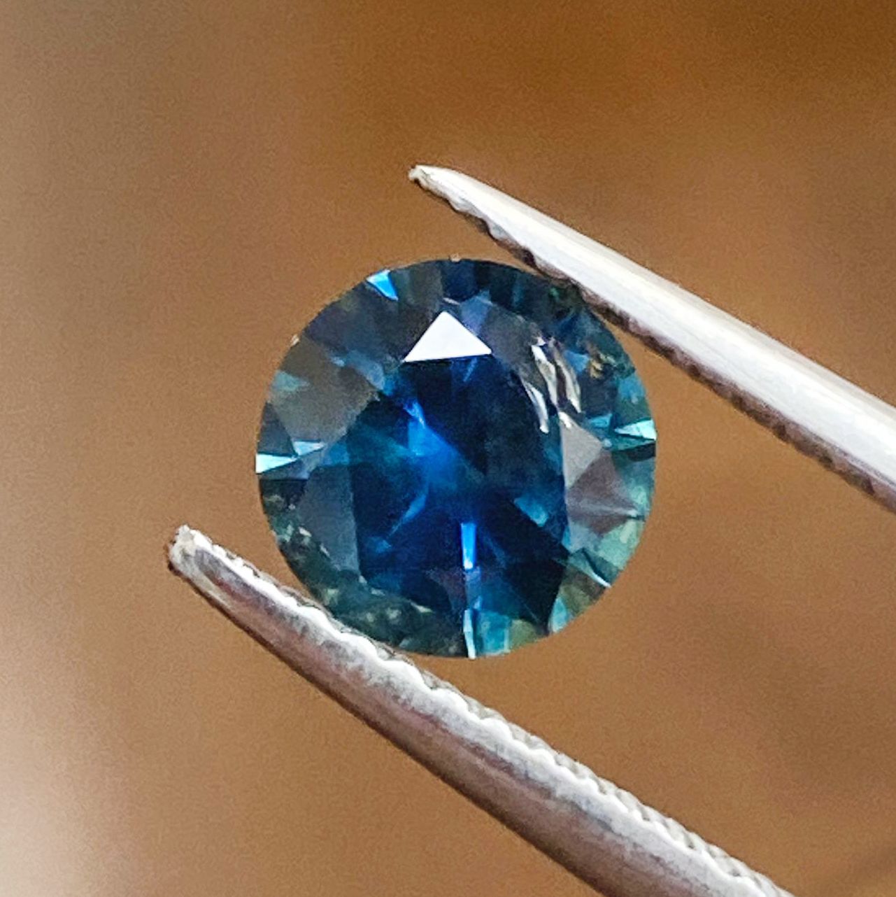SAPPHIRE FACETED 1.18ct GREEN Green EC UNITEDSTATES HEATED