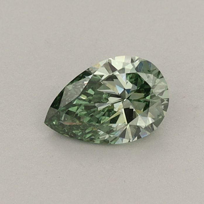 0.4 CT Fancy Vivid Green PEAR