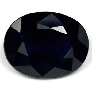 Szafir 3,95 ct, niebieski, szlif owalny