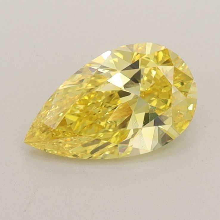 0.7 CT Fancy Vivid Yellow PEAR