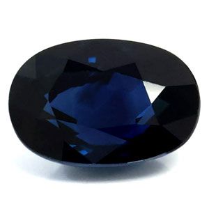 SAPPHIRE FACETED 3.36ct BLUE Navy Blue EC MADAGASCAR HEATED