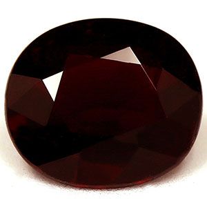Rubin 2,06 ct, czerwony, szlif owalny