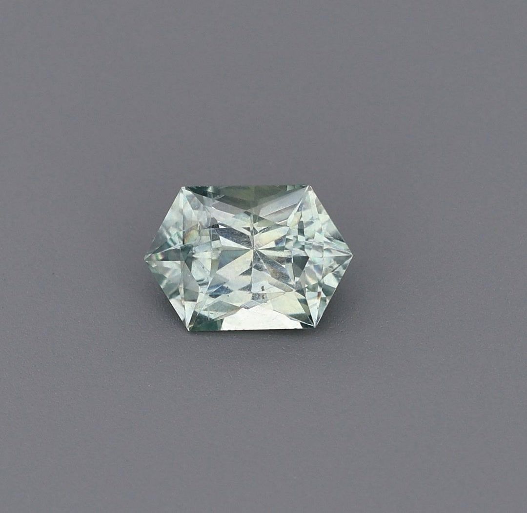 SAPPHIRE FACETED 0.84ct GREEN Green EC UNITEDSTATES HEATED