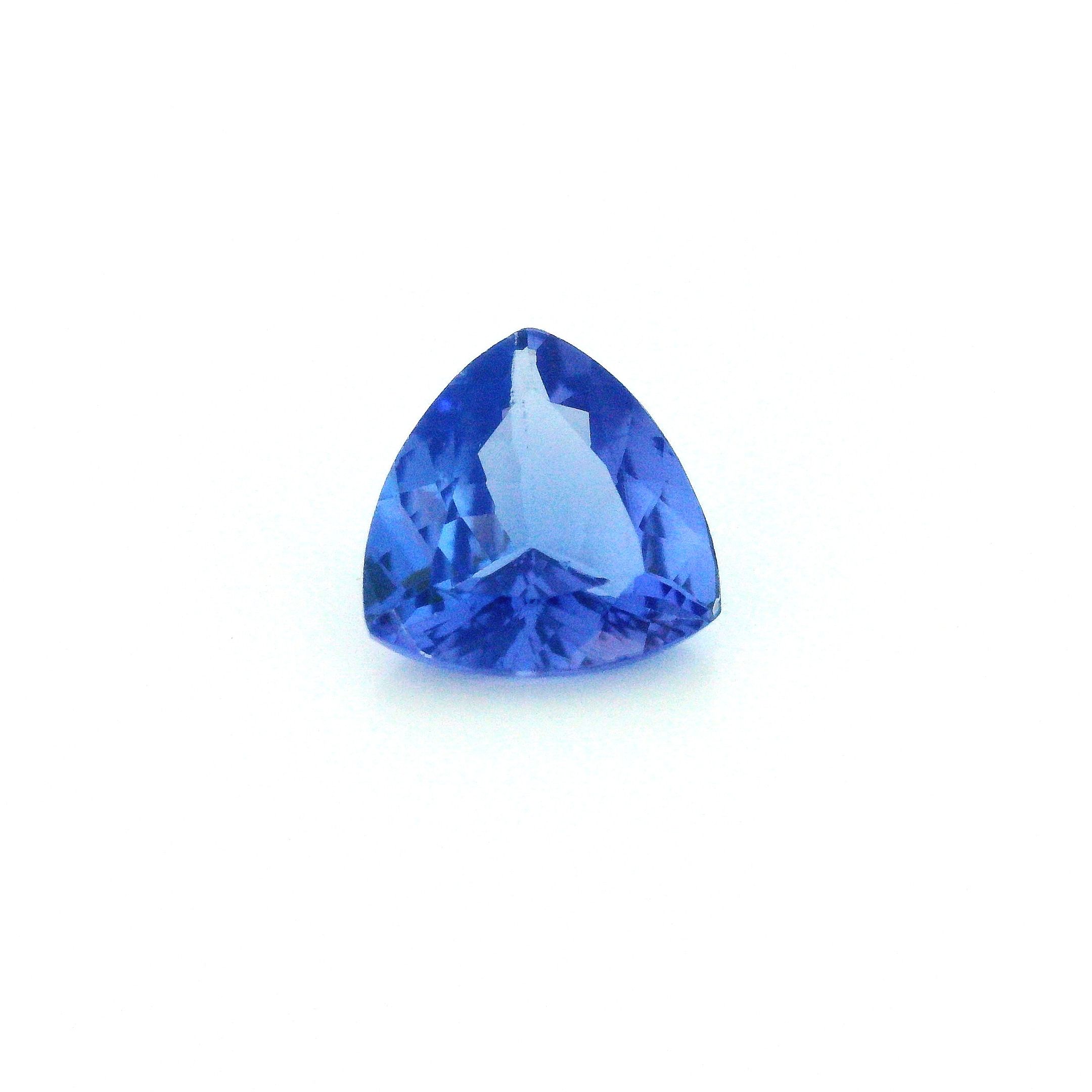 Tanzanit 1,78 ct, niebieski, szlif trójkątny