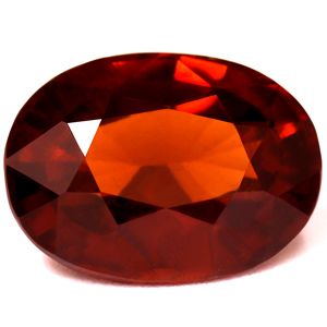 Granat 9,38 ct, pomarańczowy, szlif owalny