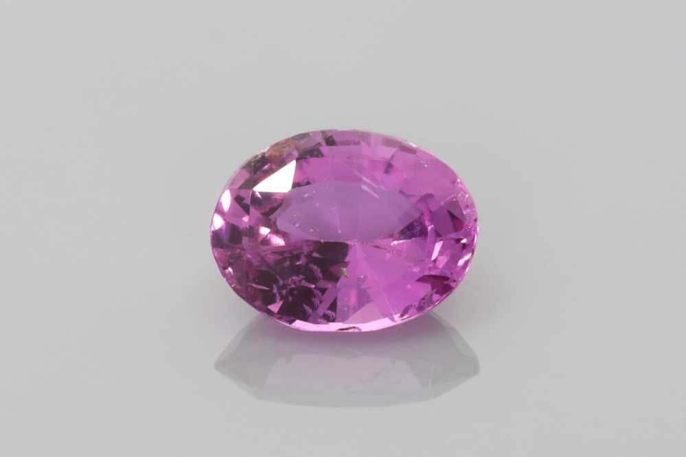 Szafir 1,99 ct, różowy, szlif owalny