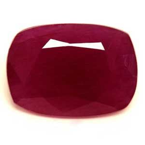 Rubin 1,54 ct, czerwony, szlif cushion