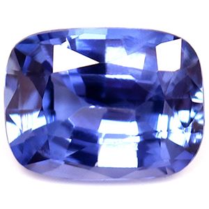 Szafir 1,05 ct, niebieski, szlif cushion