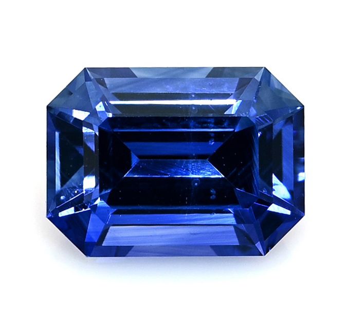 SAPPHIRE FACETED 1.57ct BLUE Blue EC SRILANKA HEATED