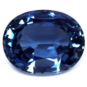 Szafir 1,73 ct, niebieski, szlif owalny