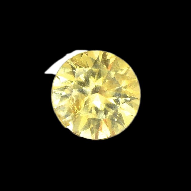 SAPPHIRE FACETED 0.55ct YELLOW Yellow EC UNITEDSTATES HEATED