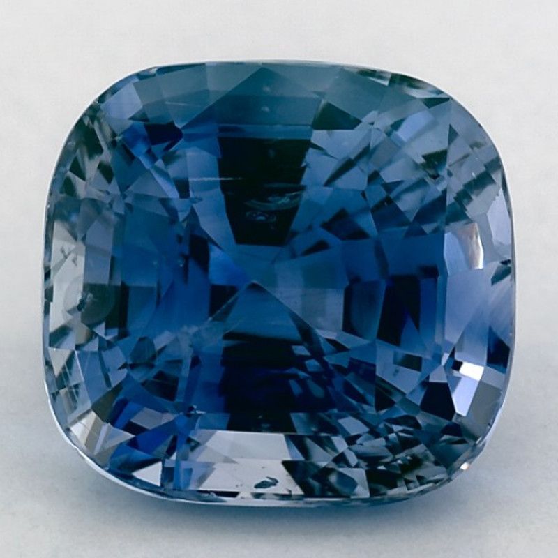 Szafir 6,00 ct, niebieski, szlif cushion