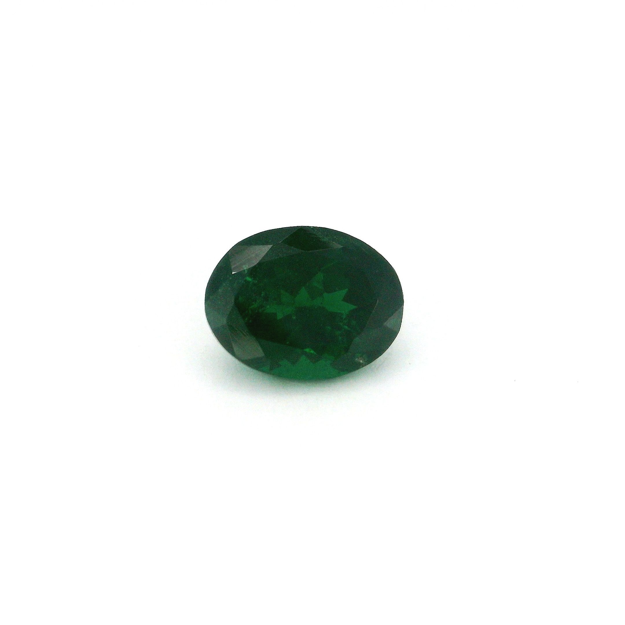Granat 1,83 ct, zielony, szlif owalny