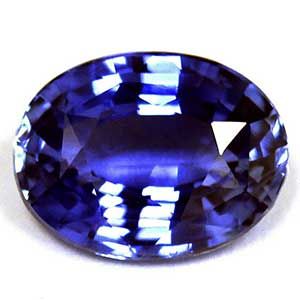 Szafir 1,60 ct, niebieski, szlif owalny