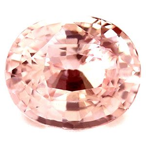 SAPPHIRE FACETED 1.09ct PEACH Peach EC MADAGASCAR NONE