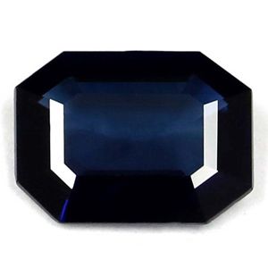 Szafir 1,04 ct, niebieski, szlif szmaragdowy