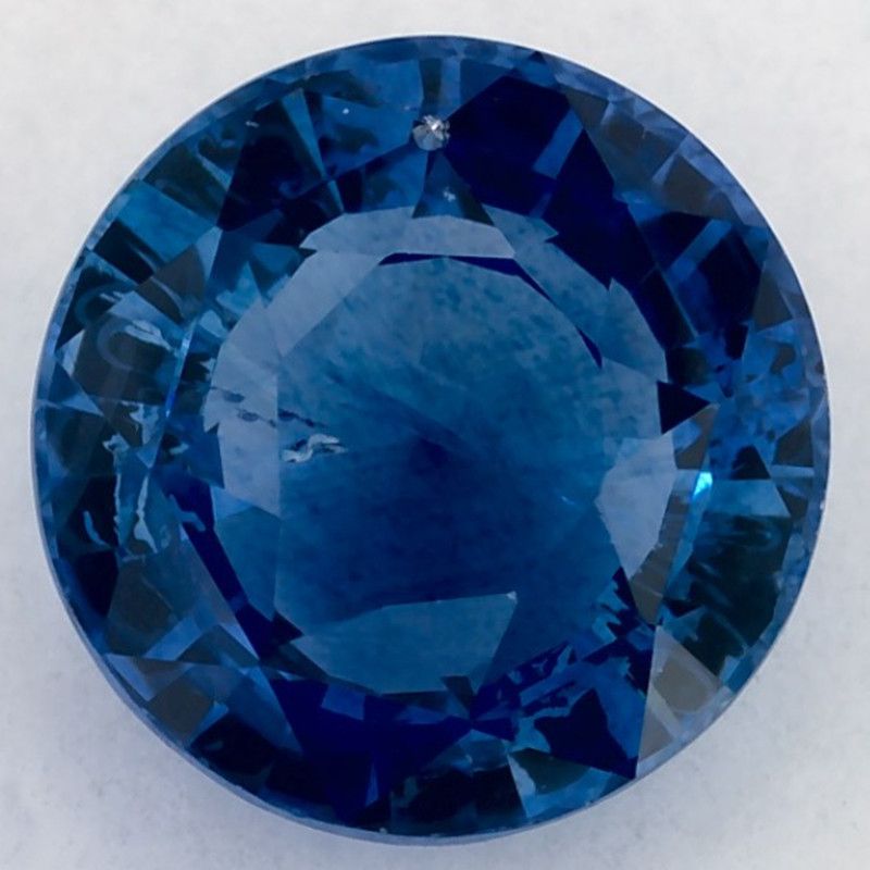 SAPPHIRE FACETED 2.59ct BLUE Blue EC SRILANKA HEATED