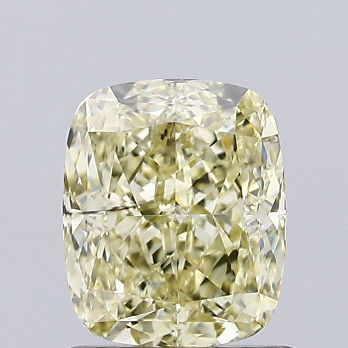 1.02 CT Fancy Yellow CUSHION MODIFIED