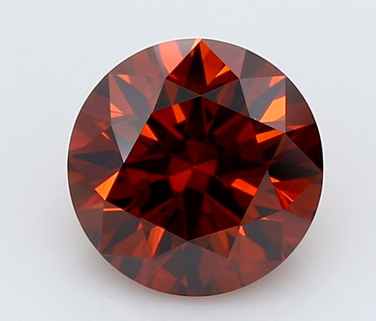0.97 CT Fancy Deep Orange ROUND