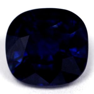 Szafir 2,51 ct, niebieski, szlif cushion