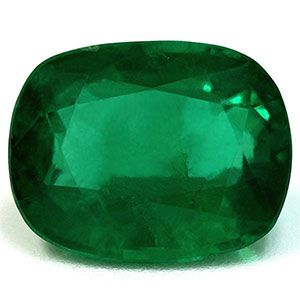 Szmaragd 3,20 ct, zielony, szlif cushion