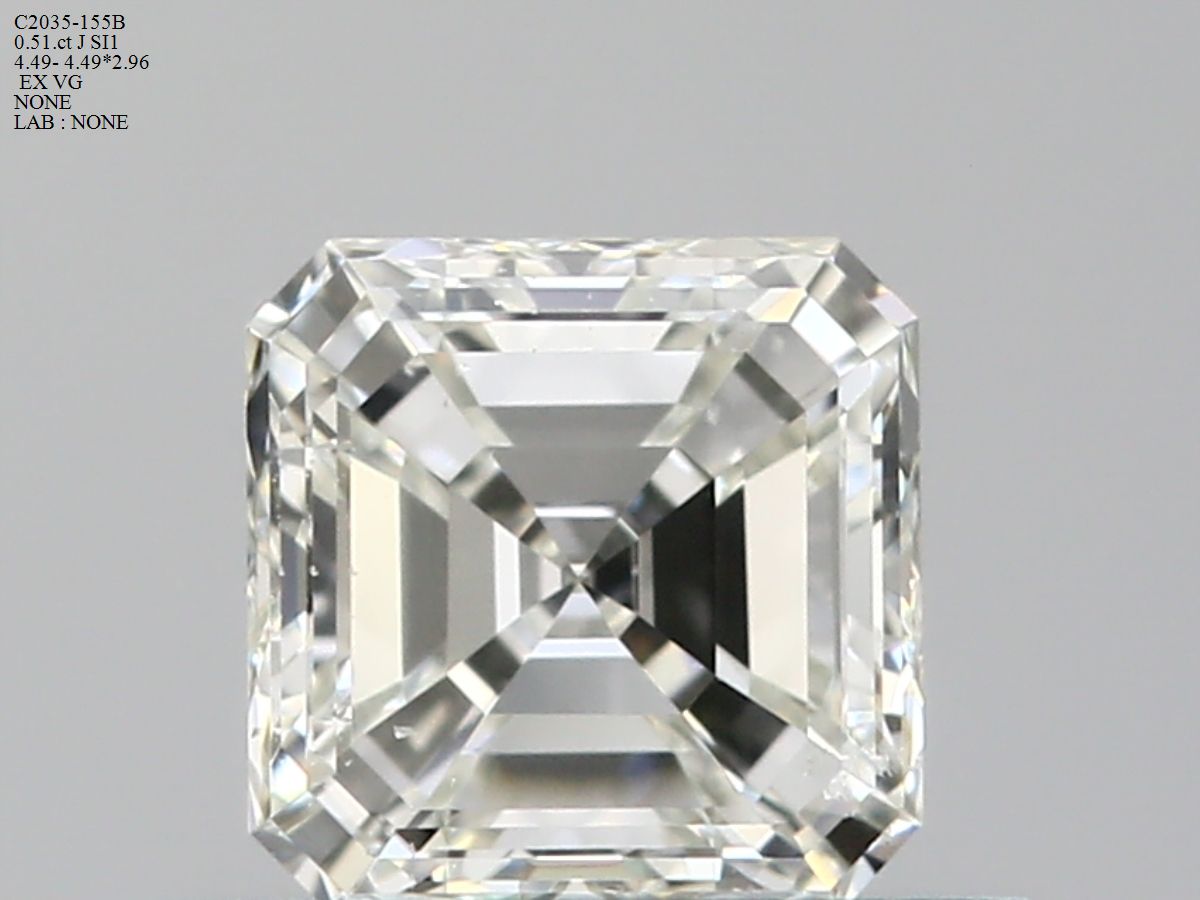 Prírodný diamant štvorcový...