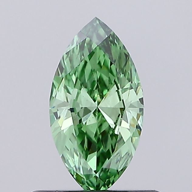0.49 CT Fancy Vivid Green MARQUISE