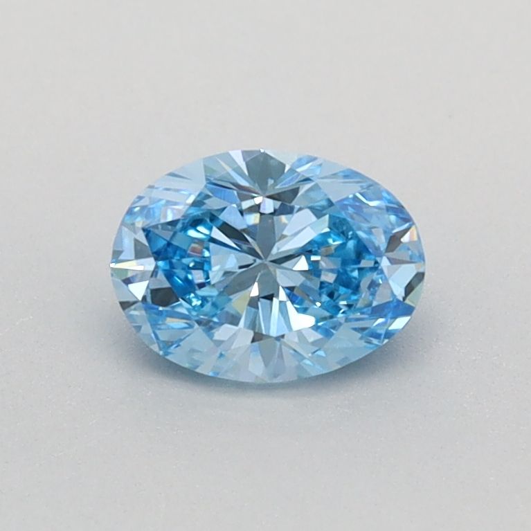 0.45 CT Fancy Vivid Blue OVAL