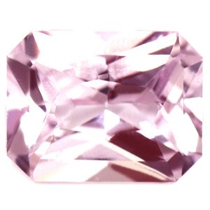 Szafir 2,09 ct, różowy, szlif szmaragdowy