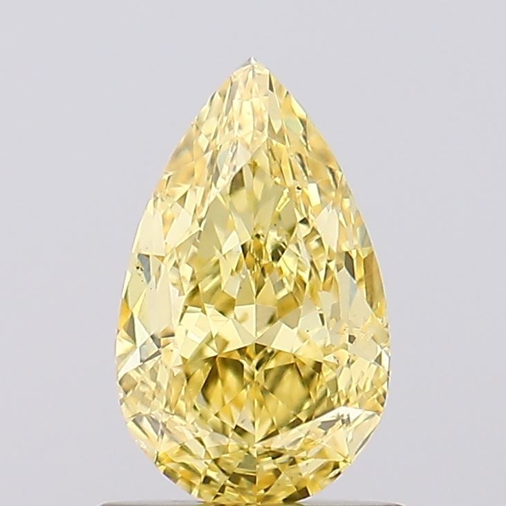 1.01 CT Fancy Vivid Yellow PEAR