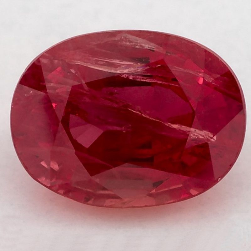 RUBY FACETED 2.87ct RED Red EC MOZAMBIQUE HEATED