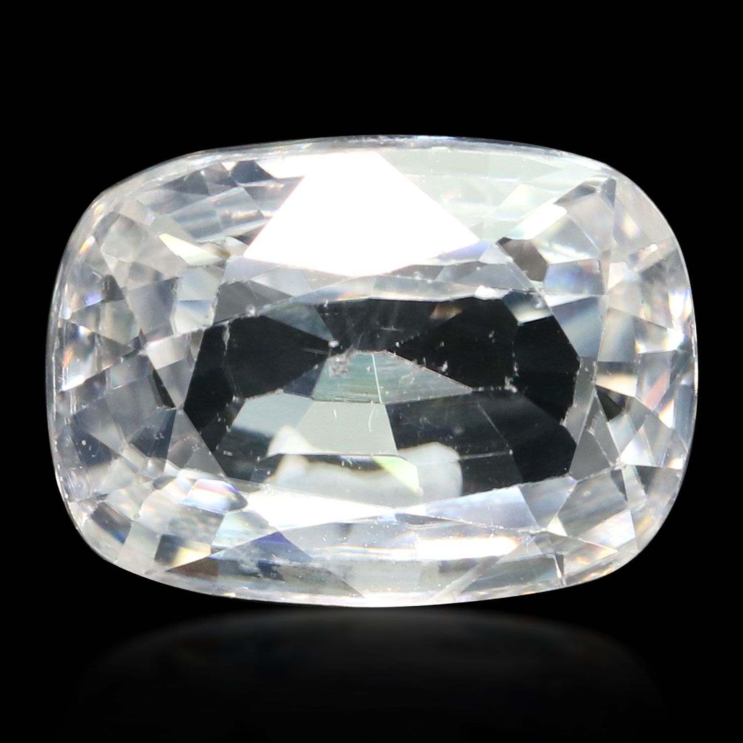 ZIRCON FACETED 5.39ct WHITE MI CAMBODIA NONE