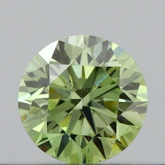 0.26 CT Fancy Vivid Green ROUND