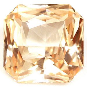 SAPPHIRE FACETED 0.99ct PEACH Peach EC MADAGASCAR NONE