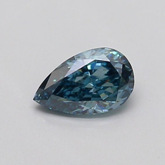 0.35 CT Fancy Deep Grayish Blue PEAR