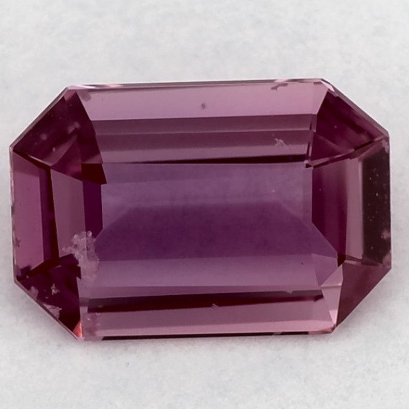 Szafir 1,21 ct, różowy, szlif ośmiokątny