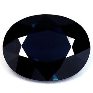 Szafir 2,28 ct, niebieski, szlif owalny