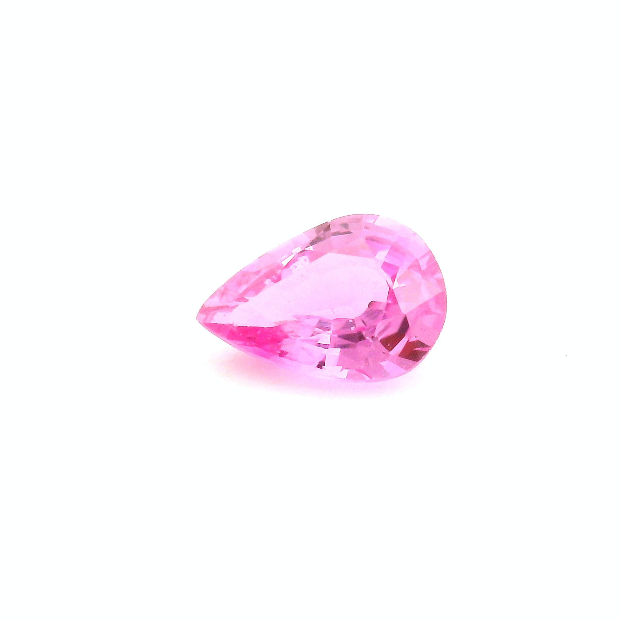 0.68 ct Pear sapphire