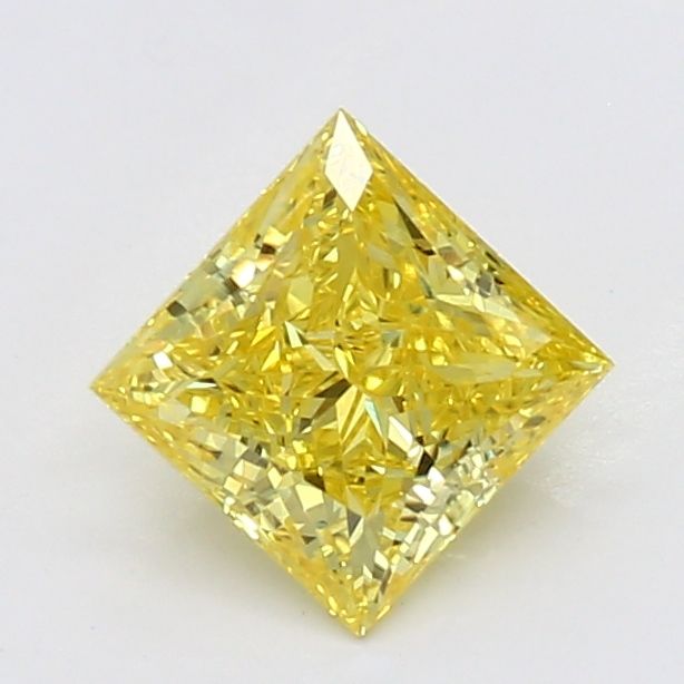 0.54 CT Fancy Vivid Yellow PRINCESS