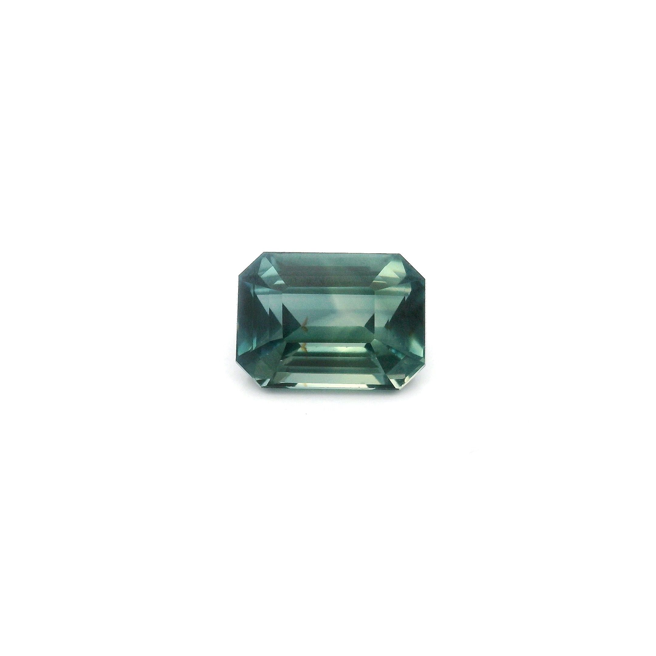 Szafir 1,56 ct, niebieski, szlif ośmiokątny