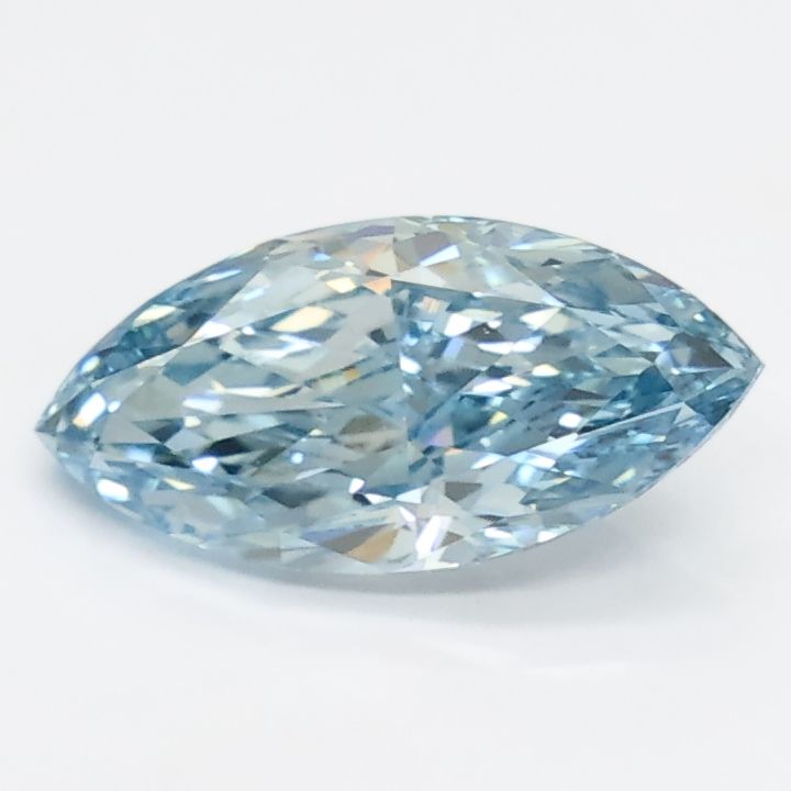 1.22 CT Fancy Intense Blue MARQUISE