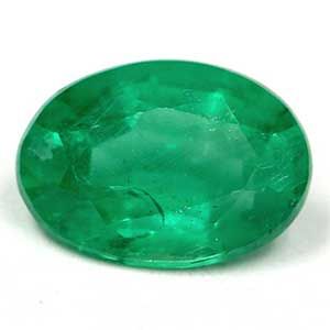 Szmaragd 1,00 ct, zielony, szlif owalny