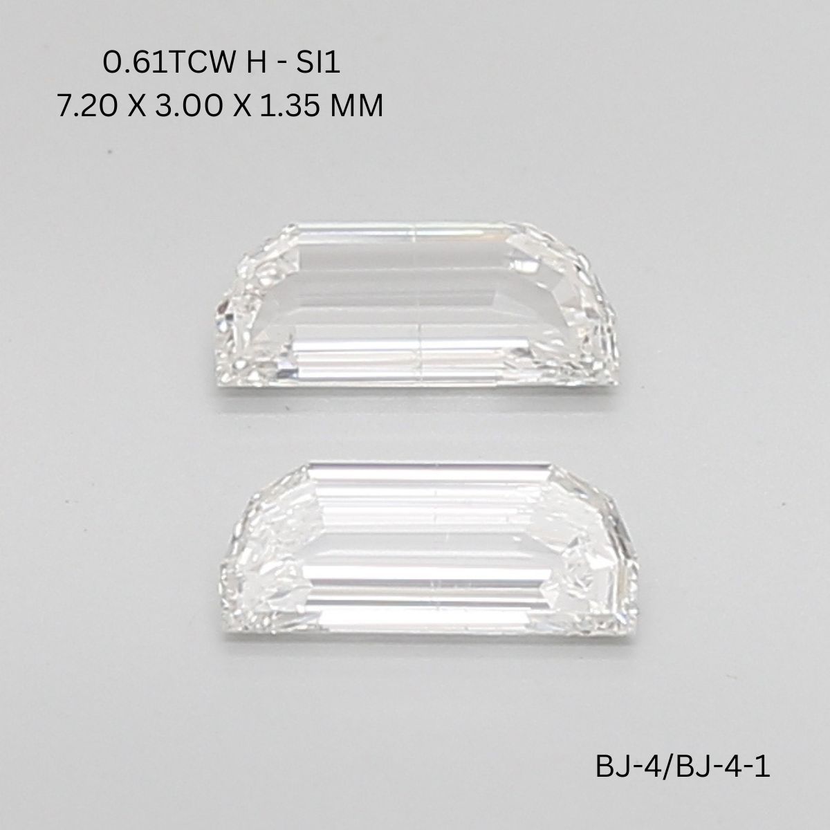 Prírodný diamant half moon,...