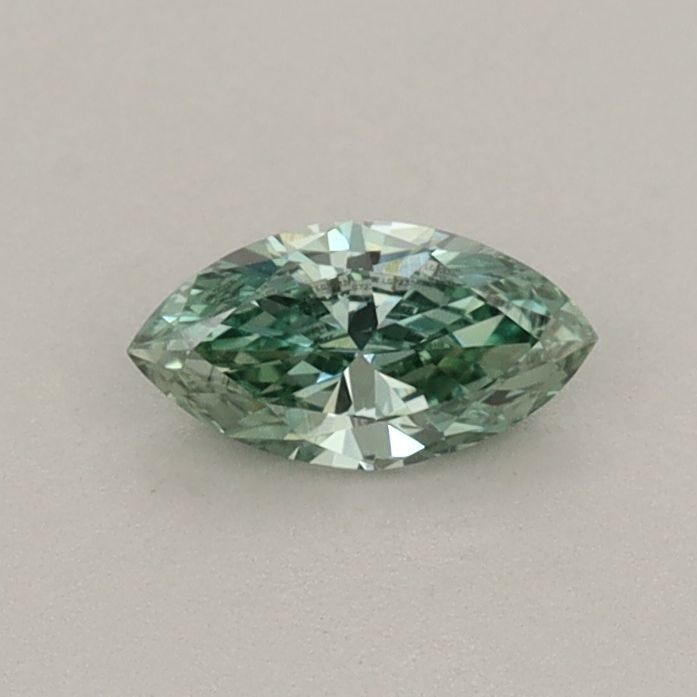 0.28 CT Fancy Vivid Green MARQUISE