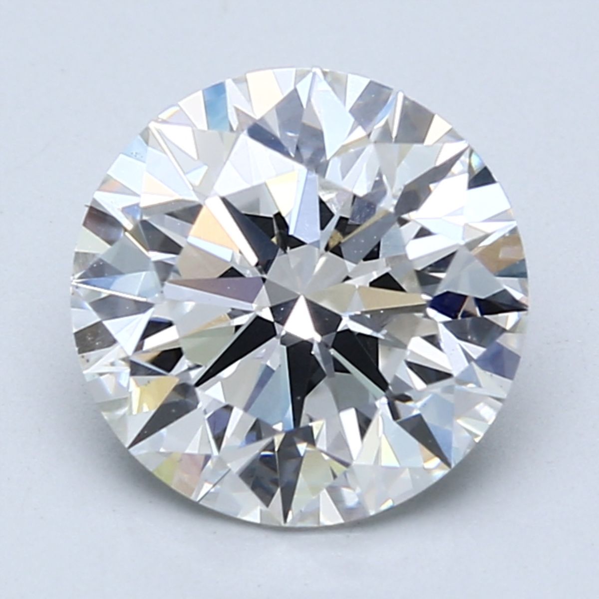 ROUND 3.05ct F VS2 EX EX EX NON