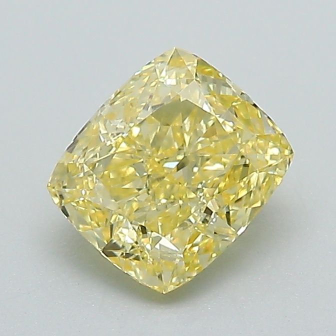 1.03 CT Fancy Intense Yellow CUSHION MODIFIED